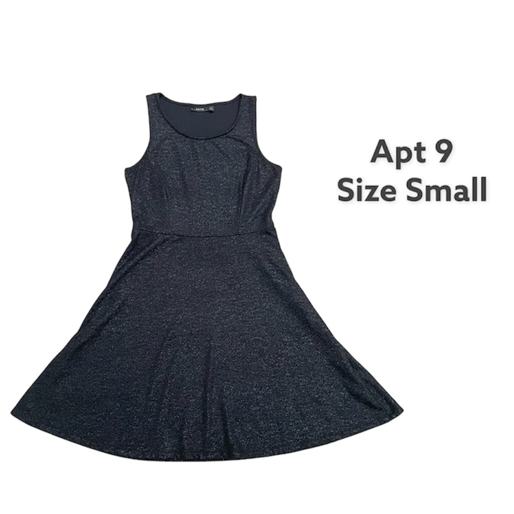 Apt 9 Versatile Sleeveless Black Dress Perfect for Work or Party Size Small